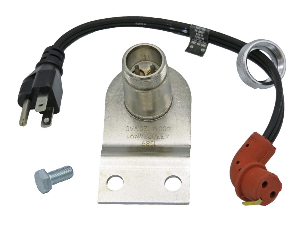 thumbnail image 2 of Engine Block Heater Magnetic 200 Watt 120 Volt 1155 1155X For Tractors 1137400 2 of 10