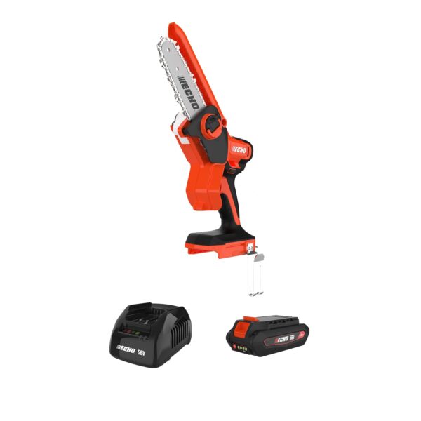 ECHO DHS-3006X1 56V Battery Powered Handheld Pruning Saw with 2.5Ah Battery and Top Mount Charger