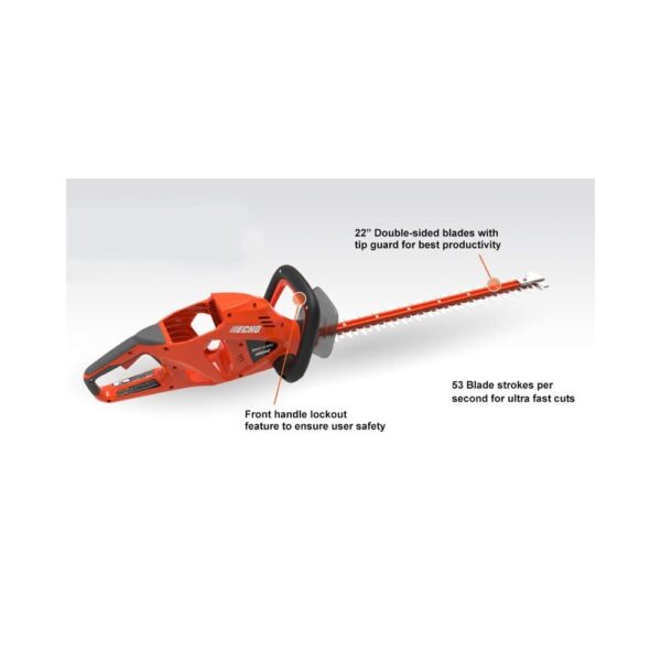 Echo DHC2300C1 eFORCE 56V Cordless Battery Hedge Trimmer - Image 2