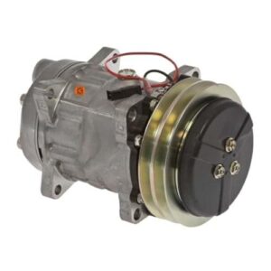 Sanden SD7H15 A/C Compressor, w/ 2 Groove Clutch - FITS Legacy AGCO, Allis Chalmers, Challenger, Claas, Landini, Massey Ferguson, White Tractors