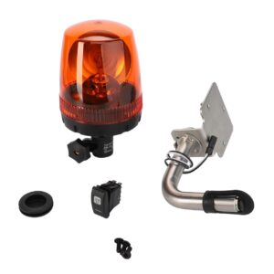 AGCO (OEM) ACW145405C Rotary Beacon kit with brackets, fitted switches and grommets for Massey Ferguson Tractors 4700 series and up